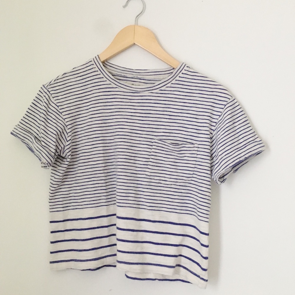 Madewell cropped tee